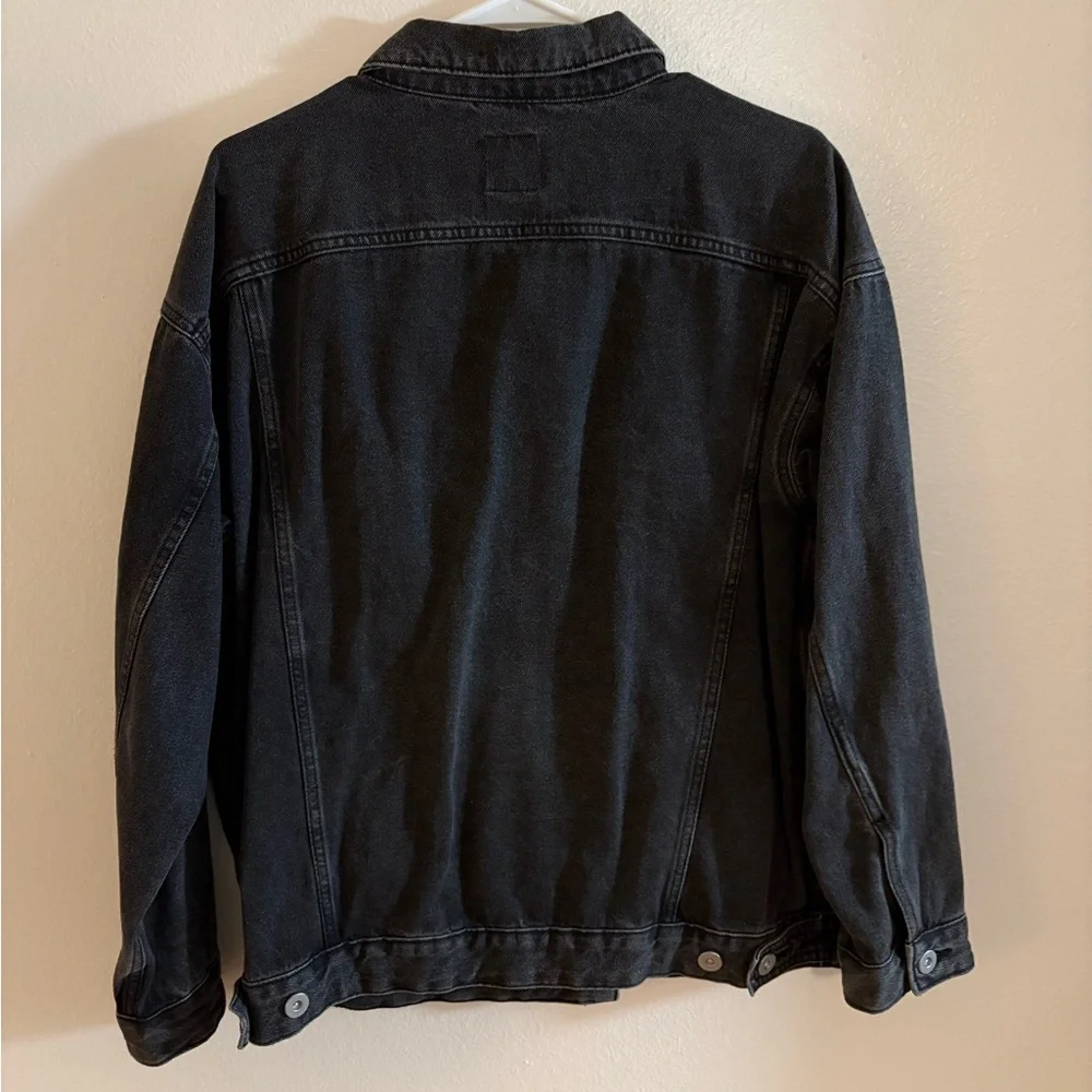 Wild Fable Black Jean Jacket - Picture 3 of 5